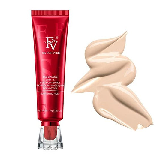 1PCS FV Liquid Foundation Makeup, Full Coverage Oil Control Flawless 12 Hour Long Lasting Concealer Matte Foundation